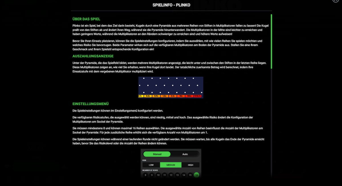 Spielanleitung-So wird Plinko gespielt